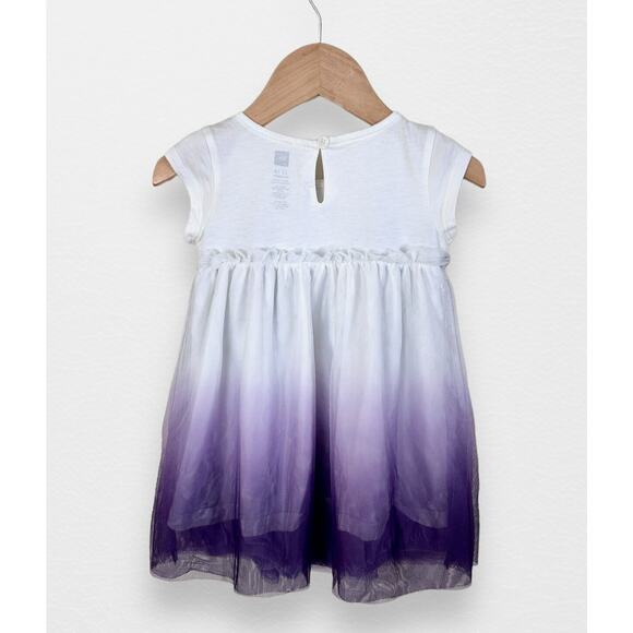 Tea Collection Ombré Tulle Dress/Bodysuit, 12-18 Months - Picture 2 of 8
